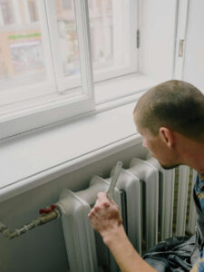 radiator under the window
